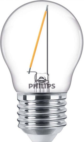 Philips LED Bulb 1.4W for Socket E27 Warm White 136lm