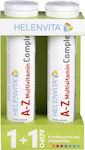 Helenvita A-Z Multivitamin Complex Βιταμίνη για Ενέργεια & Ανοσοποιητικό 40 αναβράζοντα δισκία