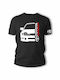 Pegasus Toyota Corolla E11 TS10226 Ανδρικό T-shirt Μαύρο με Στάμπα