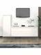 Wooden Living Room TV Unit White L130xW30xH80cm