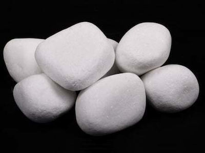 PEBBLES 4-8CM WHITE CUBES 5LT 8KG