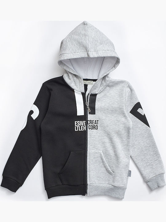 Hashtag Kids Sweatshirt Cardigan Cotton with Ho...