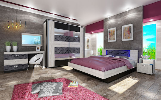 Σετ Комплект Спалня Como с Легла 160x200бр 5бр