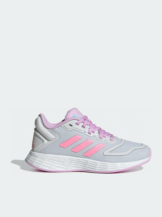 Duramo Duramo 10 K Kids Sports Shoes Running with Laces Dash Grey / Beam Pink / Bliss Lilac