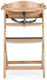 Cangaroo Nuttle Baby Highchair 2 in 1 with Wooden Frame & Wooden Seat Natural
