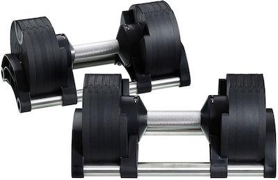 Power Force Power Train Adjustable Dumbbell Set 2x20kg with Stand