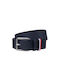 Jack & Jones Men's Leather Belt Navy Blue