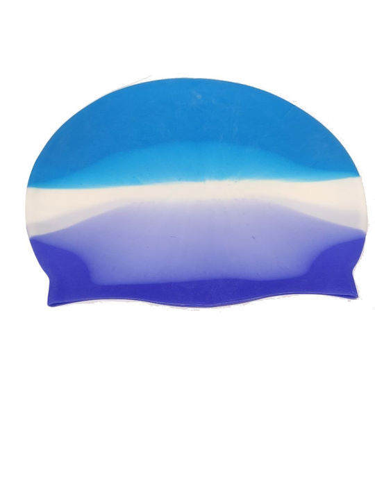 Summertiempo 621853 Silicone Adults Swimming Cap Blue