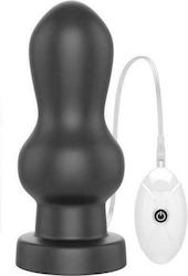 Lovetoy Anal Plug with Vibration Black 18cm LV120116