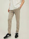 Pantaloni Chino Elastic Bej