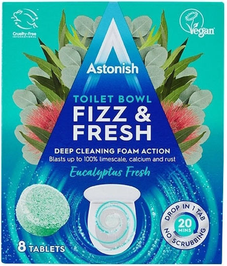 Astonish Ταμπλέτες Λεκάνης με Άρωμα Ευκάλυπτος 8 tabs