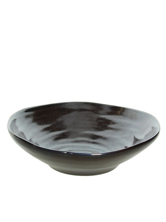 Tognana Plate Soup made of Porcelain Brown with Diameter 24cm 2pcs