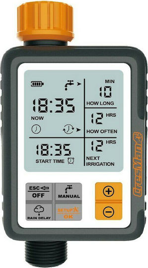 Cresman Pk98s Programator Pentru Irigații de Robinet cu Baterie cu 1 Ieșire