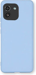 Sonique Liquid Umschlag Rückseite Silikon Light Blue (Galaxy A03)