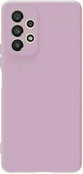 Sonique Liquid Back Cover Silicone Light Violet (Galaxy A53)