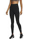 ONE TIGHTS Women's Long Training Legging High Waisted Dri-Fit Black