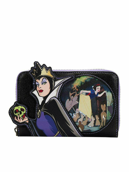 Loungefly Evil Queen Apple Kids Wallet with Zipper Disney Snow White Evil Queen