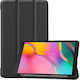 Trifold Smart Function Flip Cover Μαύρη (Galaxy Tab S7)