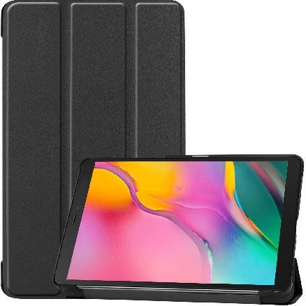 Trifold Smart Function Flip Cover Μαύρη (Galaxy Tab S7)