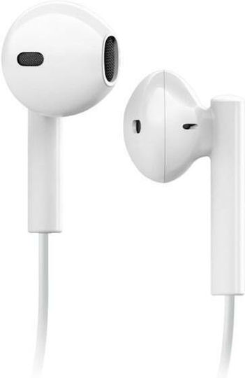 SBS Studio Mix 65 In-Ear Freihändig Kopfhörer mit Stecker USB-C Weiß