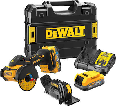 Dewalt Winkelschleifer 76mm Batterie Bürstenlos 2x2Ah