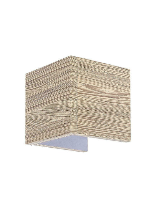 Rabalux Cinnamon Modern Lamp Wall with Integrated LED and Warm White Light Beige 12.5cm