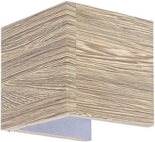 Rabalux Cinnamon Modern Lamp Wall with Integrated LED and Warm White Light Beige 12.5cm