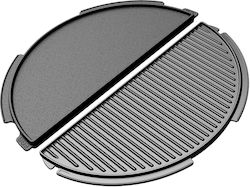 Big Green Egg Half Moon Cast Iron Plancha Gridd...