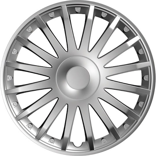 Versaco Auto Radkappen Set Crystal 1Stück 15" Silber