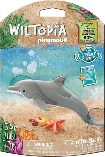 Playmobil Wiltopia Delfin roz pentru 4-10 ani