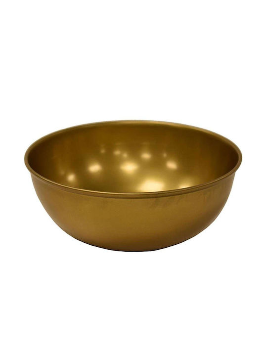 Atmosphera Decorative Bowl Metal Gold 16x16x6.5cm