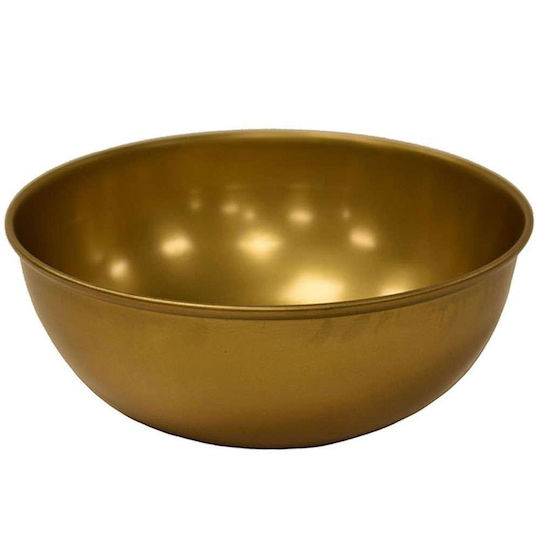 Atmosphera Decorative Bowl Metal Gold 16x16x6.5cm