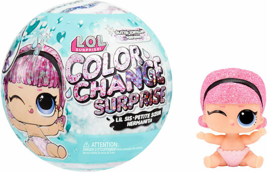 MGA Entertainment L.O.L. Surprise Glitter Color Change Lil Sisters Lol Surprise For 3+ Years (Miscellaneous Designs)