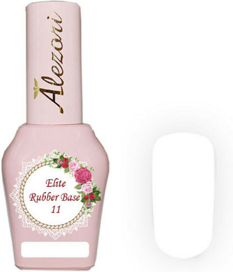 Alezori 11 Strat de bază pentru lacuri de unghii semipermanente Cauciuc 15ml