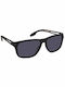 Eyelead L690 Unisex Sunglasses with Black Plastic Frame and Black Polarized Lens
