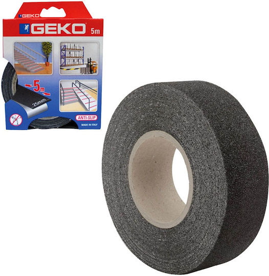 Geko Self-Adhesive Grip Tape Black 25mmx5m 1pcs