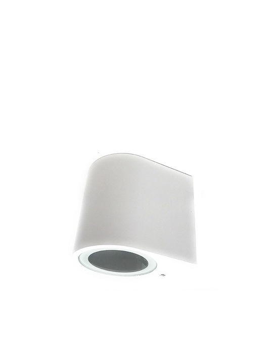 Universo Illuminazione Wall-Mounted Outdoor Spot Light GU10 IP65 8x8x6.8εκ.
