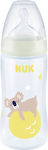 Nuk Plastikflasche First Choice Plus Night Gegen Koliken mit Silikonsauger für 6-18 Monate 300ml 1Stück