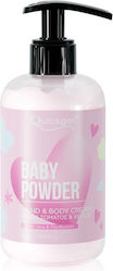 Quickgel Baby Powder Ενυδατική Κρέμα Σώματος 300ml