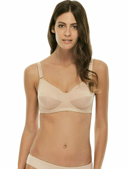 Beige Minimizer Σουτιέν mit Bügel