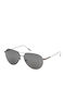 Zegna Unisex Γυαλιά Ηλίου με Γκρι Μεταλλικό Σκελετό και Γκρι Φακό EZ0185 08C
