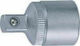 Unior Adapter mit Aufnahme 3/4'' und Ausgang 1/2''