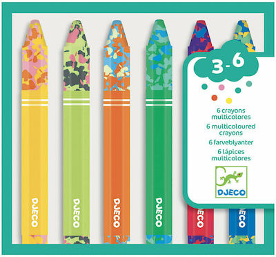 Djeco 3-6 Crayons Set 6 Colours