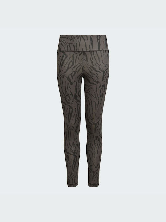 Adidas Leggings pentru Copii Sport Lung Gri Optime Aeroready