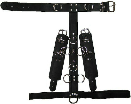 Комплект за Връзване на Шия и Крайници BDSM комплект за обвързване с яка, белезници и колан