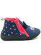 Kinderhausschuhe Stiefel Blau