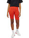Nike Sportswear Essential Running Γυναικείο Ποδηλατικό Κολάν Ψηλόμεσο Mantra Orange/White