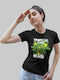 Tropical state of mind w t-shirt - BLACK