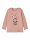 Kids' Shirt Long Sleeve Pink Enjoy