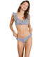 Bikini Set Sports Bra with Removable Padding & Brazil Black